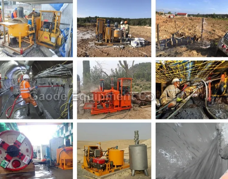 Gaodetec GGP400/700/80PL-E Cement Grout Injection Plant for Soil Nailing Wall